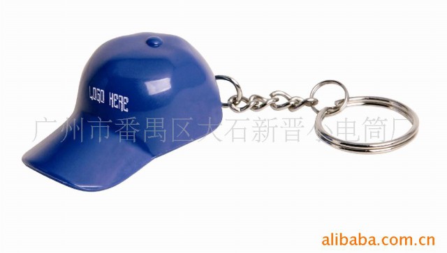 廠家供應(yīng) 牛仔帽鑰匙扣 發(fā)光 鑰匙扣原始圖片2