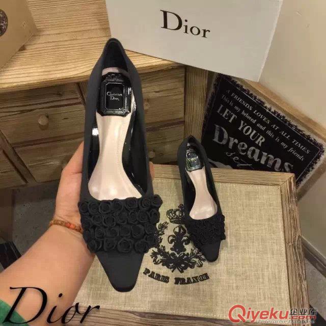 批發(fā)迪奧dior精仿，原版，超A，一比一女鞋，廠家直銷。原始圖片3