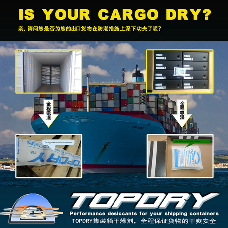 TOPDRY高品質干燥劑 集裝箱干燥劑生產廠家