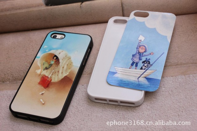 IPHONE4G4S二合一 半貼皮 帶凹槽手機蘋果