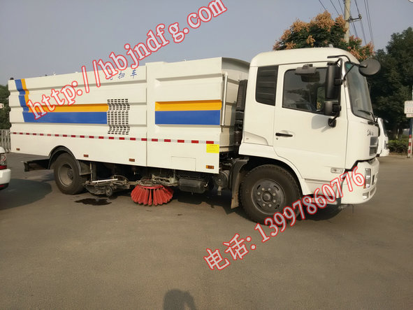 JDF5160TXSDFL4型洗掃車|道路清掃車|掃路車廠家|掃路車價格原始圖片2