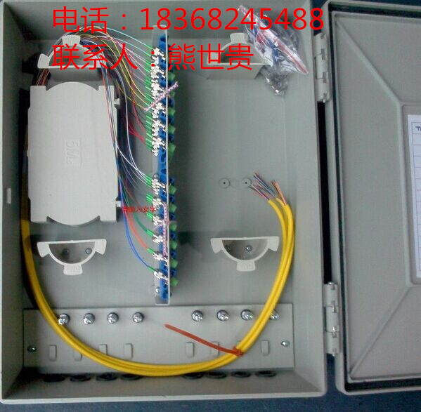 抱桿式SMC72芯光纖分纖箱原始圖片3