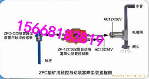 ZPS型礦用聲控自動噴霧降塵裝置  灑水裝置