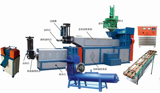 pvc塑料颗粒机 塑料造粒机器