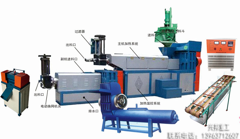 塑料造粒機成套設(shè)備      塑料顆粒設(shè)備