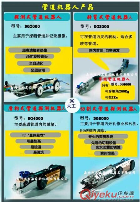 排水管道視頻檢測 管道機器人  國內{zh0}的管道機器人 可按需定制