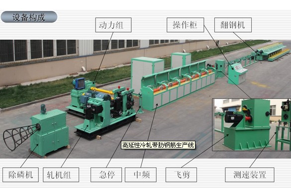 臨汾冷軋機冷軋帶肋鋼筋設備價格帶肋鋼筋生產線廠家