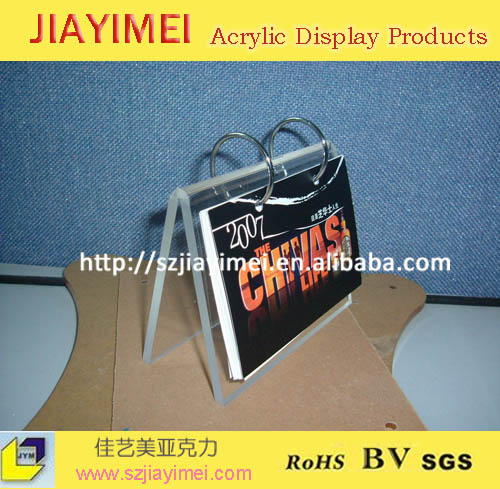 亞克力臺歷架，有機玻璃臺歷，壓克力禮品臺歷原始圖片2