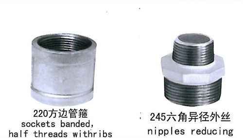 方边管箍,云南沟槽管件