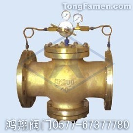 不銹鋼減壓閥 YK43F氧氣減壓閥（先導(dǎo)式） 鴻翔專業(yè)生產(chǎn)減壓閥原始圖片3