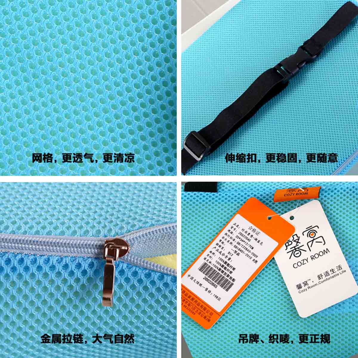 馨窩 記憶棉腰靠腰枕靠墊 座椅靠背 網銷zgtj批發原始圖片3