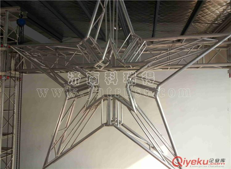 鋁合金五角星 圓形架 造型架 鋁合金桁架 活動架子 桁架廠家直銷原始圖片3