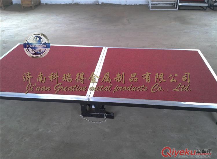 酒店鋼鐵折疊舞臺(tái) 鋁合金折疊臺(tái) 帶輪舞臺(tái) 移動(dòng)舞臺(tái) 活動(dòng)舞臺(tái) T臺(tái)