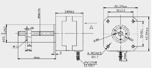17HSL直線混合式步進電機原始圖片2