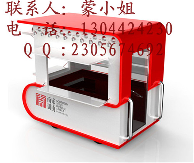 合肥流動售貨車.廣場售貨車.實木售貨亭/車.鐵制售貨亭/車.固定售貨車原始圖片2