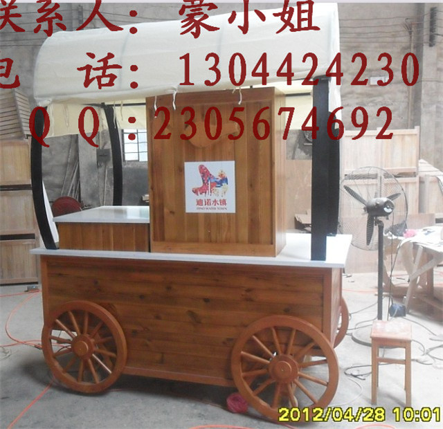 合肥流動售貨車.廣場售貨車.實木售貨亭/車.鐵制售貨亭/車.固定售貨車原始圖片3