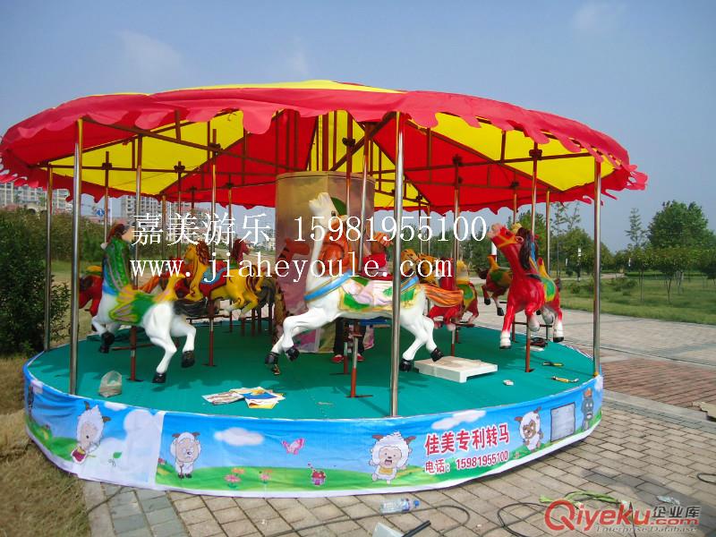 豪華轉(zhuǎn)馬、簡易轉(zhuǎn)馬——嘉美游樂設(shè)備廠，新型游樂設(shè)備原始圖片3