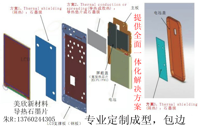 深圳美欣带胶带膜超薄石墨片