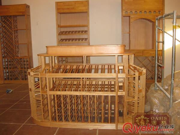 別墅酒窖儲存酒架、紅酒展示架原始圖片2