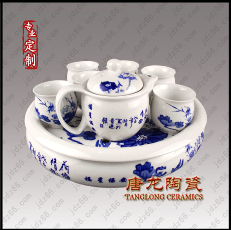 年終禮品定制 景德鎮(zhèn)陶瓷茶具