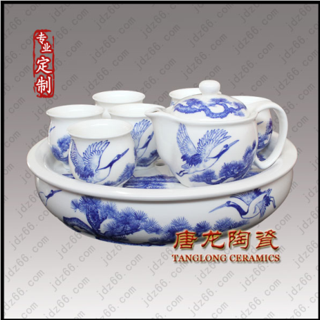 年終禮品定制 景德鎮陶瓷茶具原始圖片3