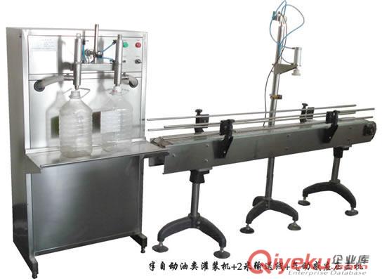 核桃油灌裝機_食用油灌裝生產(chǎn)線_半自動食用油灌裝機