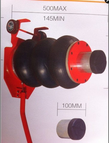 气囊式气动千斤顶/2.5T气动千斤顶/可调节可加高