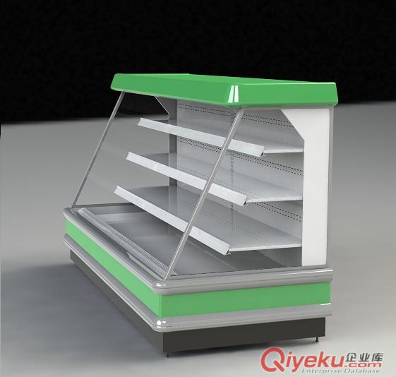 供應雪泊爾KN-GK1.4L4F水果展示柜（超前半高風幕柜）-低立式冷藏展示柜