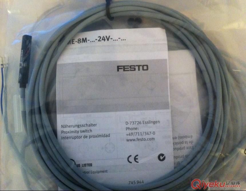 庫存FESTO SMEO-1-LED-24-B接近開關30459