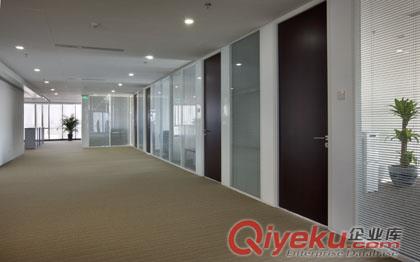 供應上海代格80系雙層內(nèi)置百葉隔斷墻   百葉隔斷  百葉玻璃隔斷