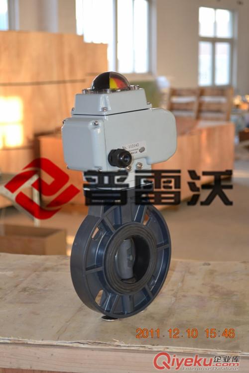 A型對夾電動塑料蝶閥原始圖片2
