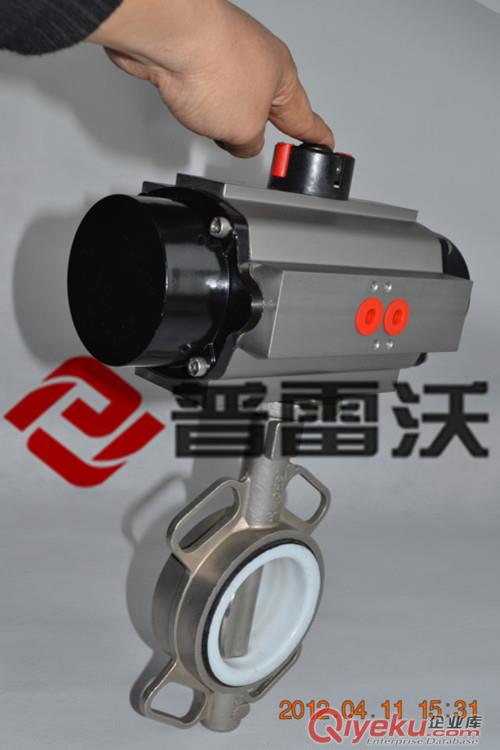 氣動對夾式襯氟蝶閥原始圖片2