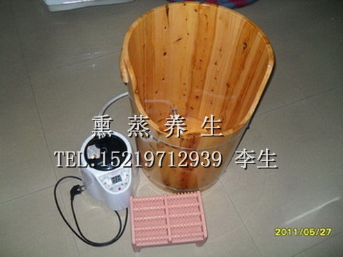 香柏木蒸腳桶濱州蒸腳桶菏澤蒸腳桶熏足桶原始圖片2