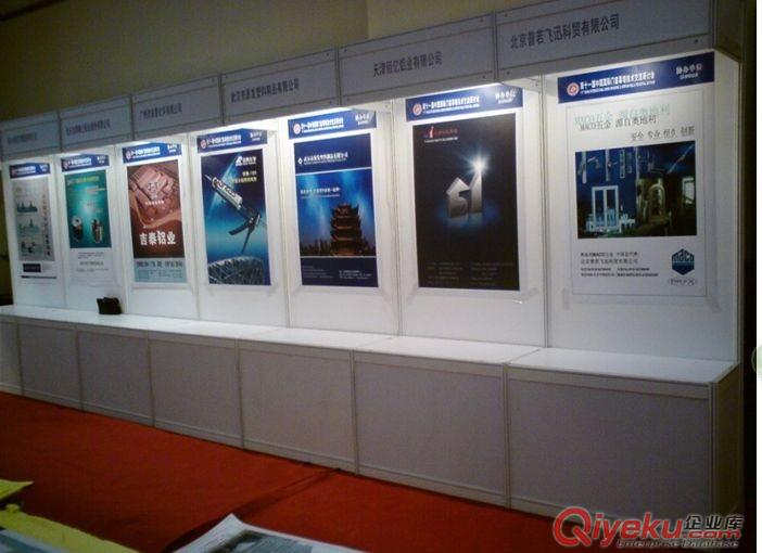 八棱柱屏風。方柱展架。展會材料。展會鋁材原始圖片2