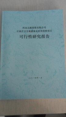 石家莊代寫可行性研究報(bào)告用于融資
