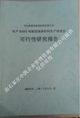 石家莊代寫化工可行性研究報告甲級資質(zhì)