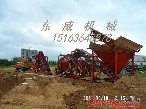 專業(yè)設(shè)計(jì)定做風(fēng)化沙/山沙/石英砂篩沙洗沙設(shè)備，篩沙洗沙機(jī)型定型咨詢?cè)紙D片2