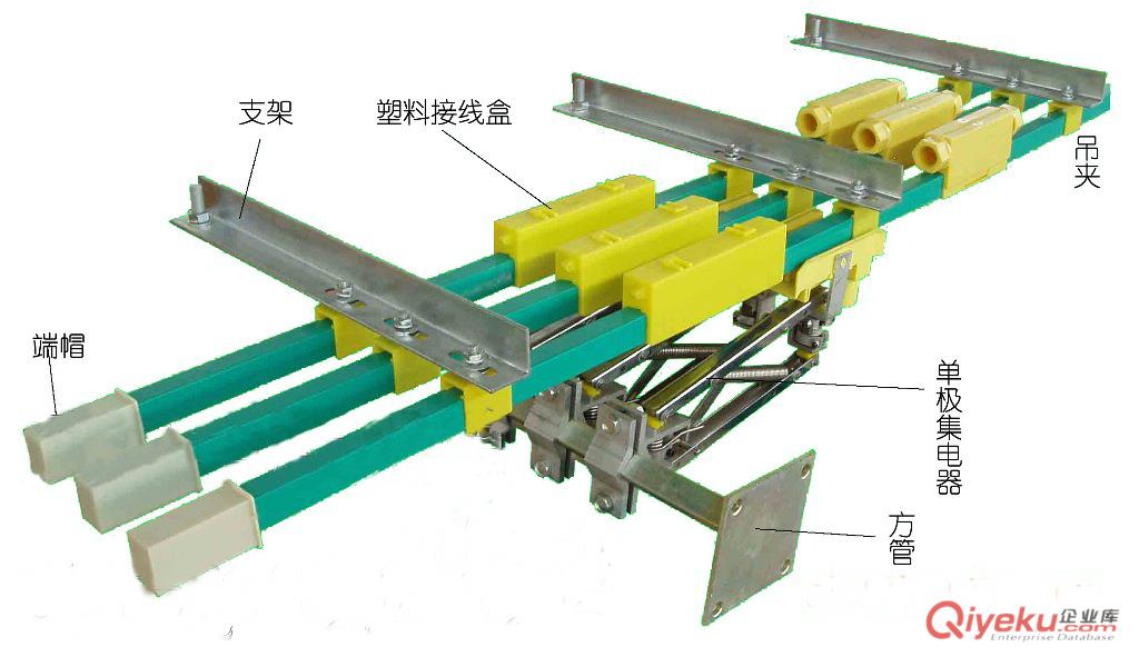 單極滑觸線安裝方案