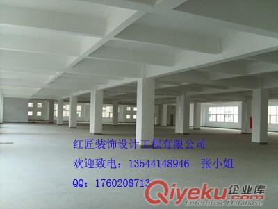 深圳塘尾廠房翻新刷墻|彩鋼板隔墻吊頂|刷地坪漆