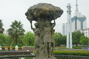 山東煙臺(tái)grc材料_青龍雕塑系列原始圖片2