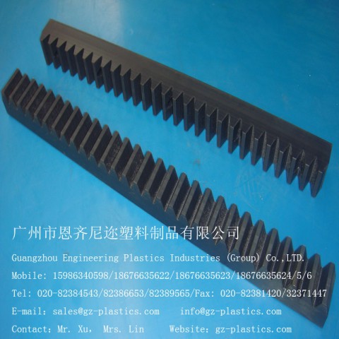 【超耐磨  自潤滑】廣州廠家專業(yè)生產(chǎn)超高分子聚乙烯齒條，高密度聚乙烯齒條，聚乙烯齒條原始圖片2