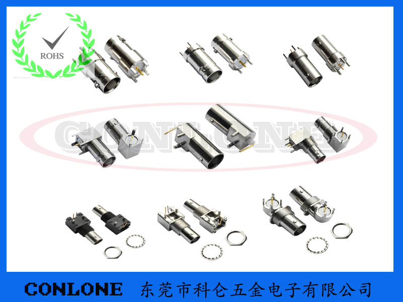 SDI高清BNC視頻連接器，BNC高清夾板式插座原始圖片2