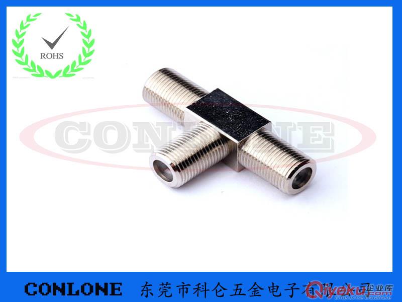 F型視頻轉(zhuǎn)接頭，F(xiàn)母頭三通電視接頭原始圖片2