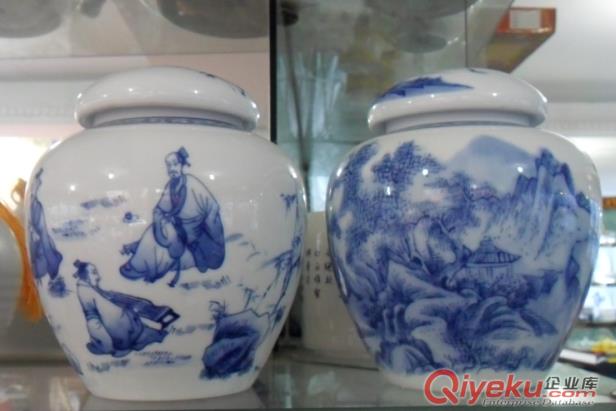 陶瓷茶葉罐生產廠家，陶瓷罐子批發，茶廠包裝用品茶葉罐，罐子批發原始圖片3