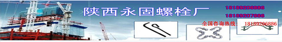 西安生产各种标准及非标地脚螺栓.陕西zyjl的螺栓厂永固.西安紧固件螺栓大全厂家直销