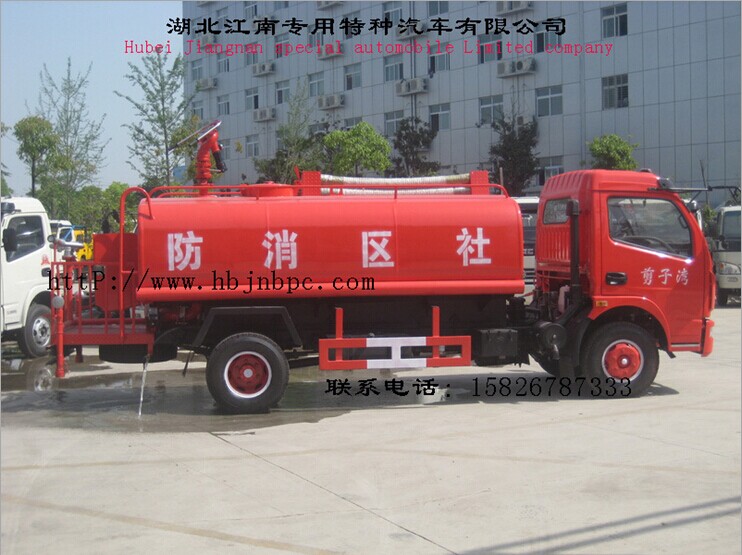 東風多利卡社區消防車 水罐消防車 消防灑水車原始圖片2