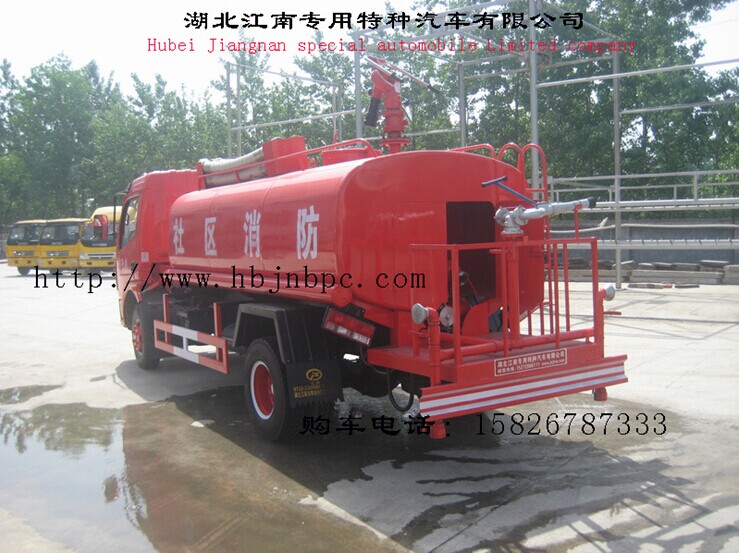 東風多利卡社區消防車 水罐消防車 消防灑水車原始圖片3