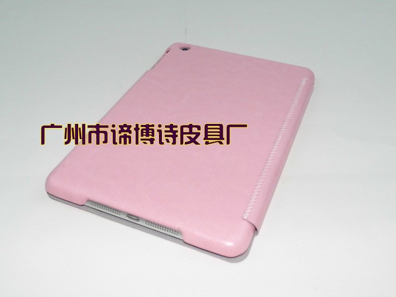 廠家訂做批發(fā)蘋(píng)果ipad mini休眠皮套 彩印ipad mini旋轉(zhuǎn)保護(hù)套