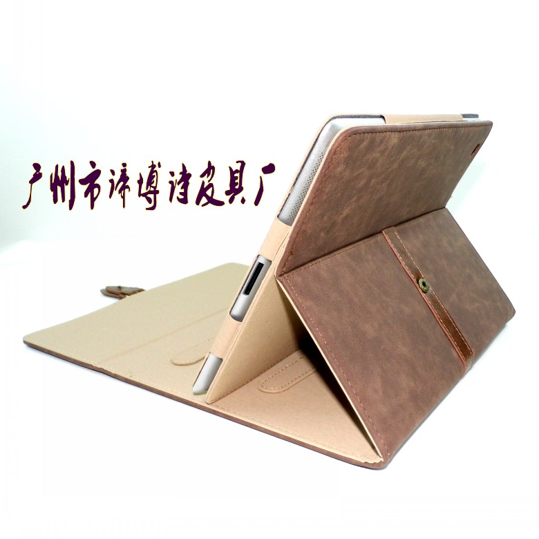 廠家訂做批發(fā)蘋果ipad mini休眠皮套 彩印ipad mini旋轉(zhuǎn)保護套