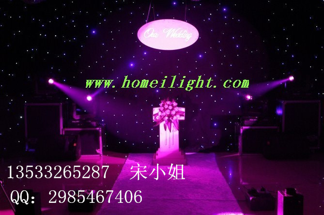 星光婚慶禮儀背景幕布~舞臺星空幕布效果背景圖